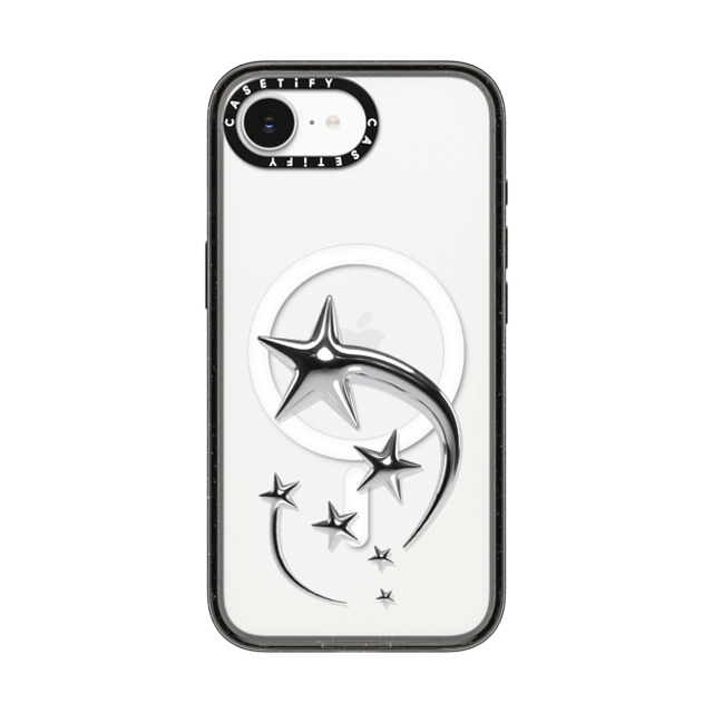 CASETiFY iPhone 16e ケース ブラック インパクトケース MagSafe対応 Metallic Star casetify_artist Back to School CASETiFY iPhone 16e ケース ブラック インパクトケース MagSafe対応 Metallic Star casetify_artist Back to School