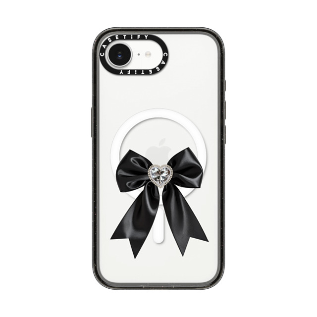 CASETiFY iPhone 16e Case Black Impact Case MagSafe Compatible Black Satin Ribbon casetify_artist Back to School CASETiFY iPhone 16e Case Black Impact Case MagSafe Compatible Black Satin Ribbon casetify_artist Back to School