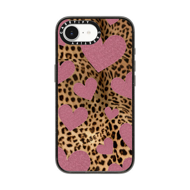 CASETiFY iPhone 16e ケース ブラック インパクトケース MagSafe対応 Leopard,Heart Heart,Leopard,Love,Animal Speedy Love Back to School CASETiFY iPhone 16e ケース ブラック インパクトケース MagSafe対応 Leopard,Heart Heart,Leopard,Love,Animal Speedy Love Back to School