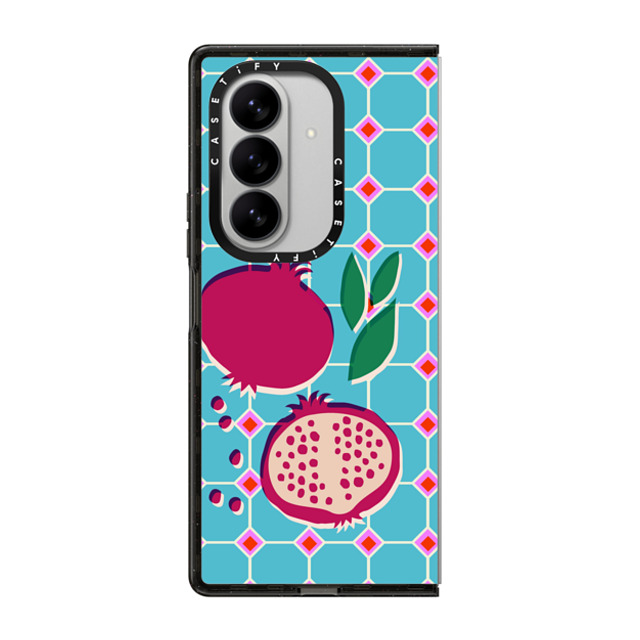 CASETiFY Galaxy Z Fold7 ケース ブラック Impact Magnetic Case Fruit,Food Food,Fruit Pomegranate Squares New iPhone CASETiFY Galaxy Z Fold7 ケース ブラック Impact Magnetic Case Fruit,Food Food,Fruit Pomegranate Squares New iPhone