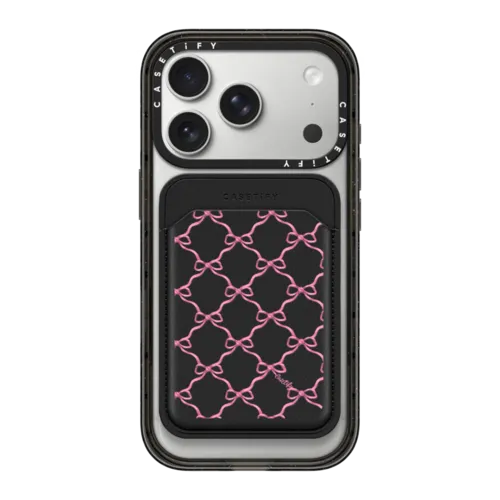 Snappy MagSafe Wallet - Entwined in Ribbon