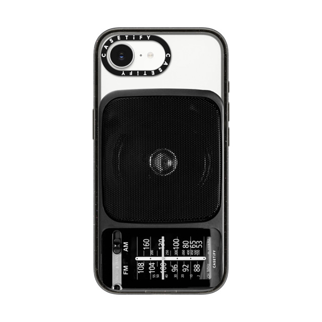 CASETiFY iPhone 16e ケース ブラック インパクトケース MagSafe対応 Typography タイポグラフィ CASETiFY Radio Back to School CASETiFY iPhone 16e ケース ブラック インパクトケース MagSafe対応 Typography タイポグラフィ CASETiFY Radio Back to School