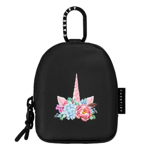 Pouch - Floral Unicorn