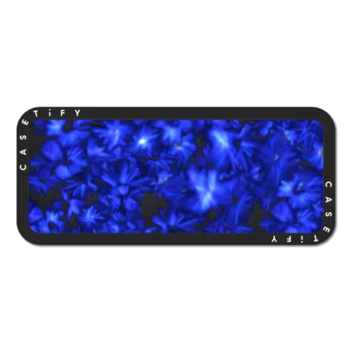 Snappy Laptop Phone Mount - Floral Spell - Dainty Blue