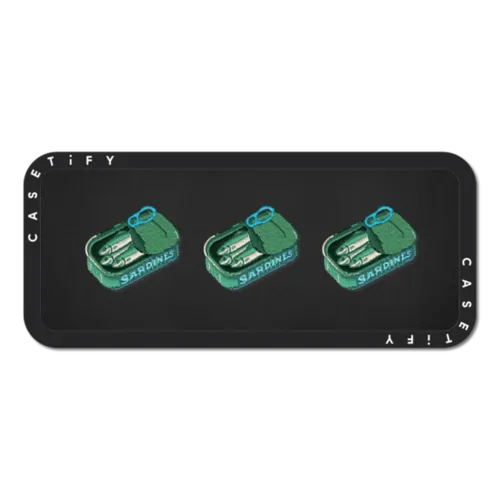 Snappy Laptop Phone Mount - Embroidered Sardine