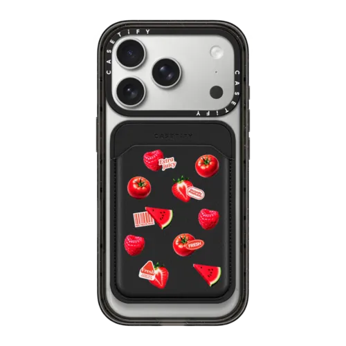 Snappy MagSafe Wallet - Red Fruits on Sale