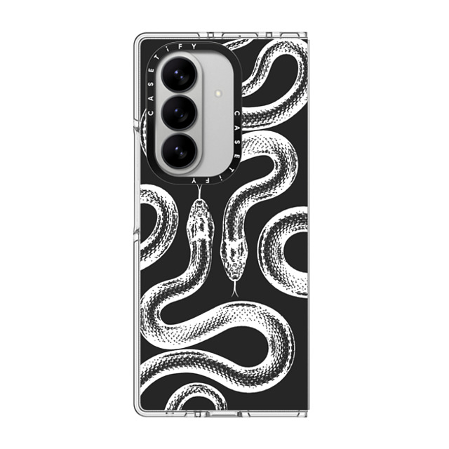 CASETiFY Galaxy Z Fold7 Case Clear Impact Clear Magnetic Case Transparent Kingsnake casetify_artist Halloween CASETiFY Galaxy Z Fold7 Case Clear Impact Clear Magnetic Case Transparent Kingsnake casetify_artist Halloween
