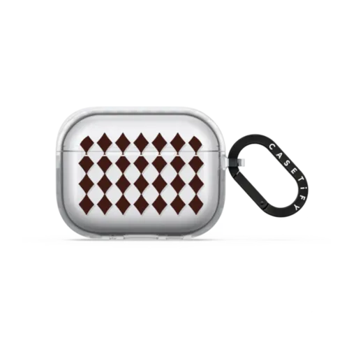 AirPods Pro 3 - Brown Checks