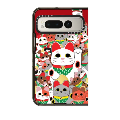 Pixel Fold - Lucky Cat Parade - Cherry on Top