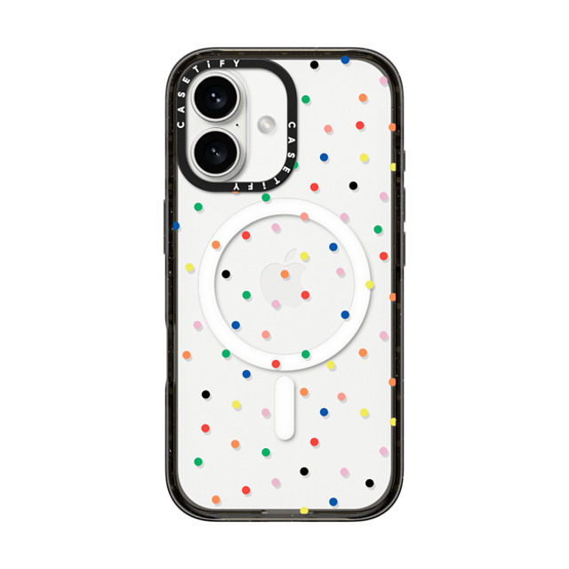 CASETiFY iPhone 16 ケース ブラック インパクトケース MagSafe対応 Candy Transparent casetify_artist