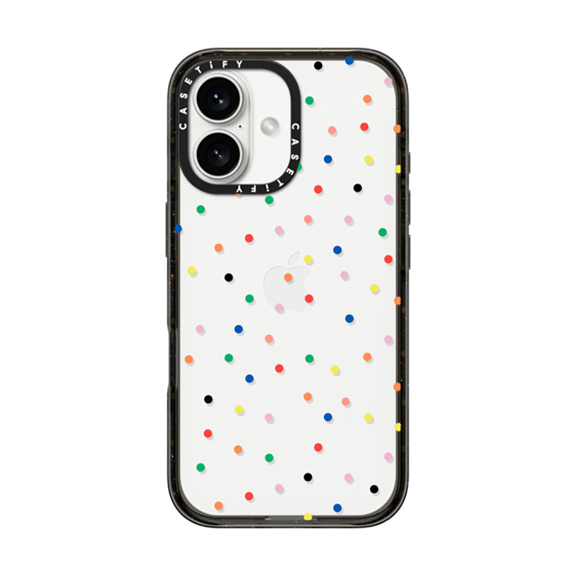 CASETiFY iPhone 16 ケース ブラック インパクトケース Candy Transparent casetify_artist