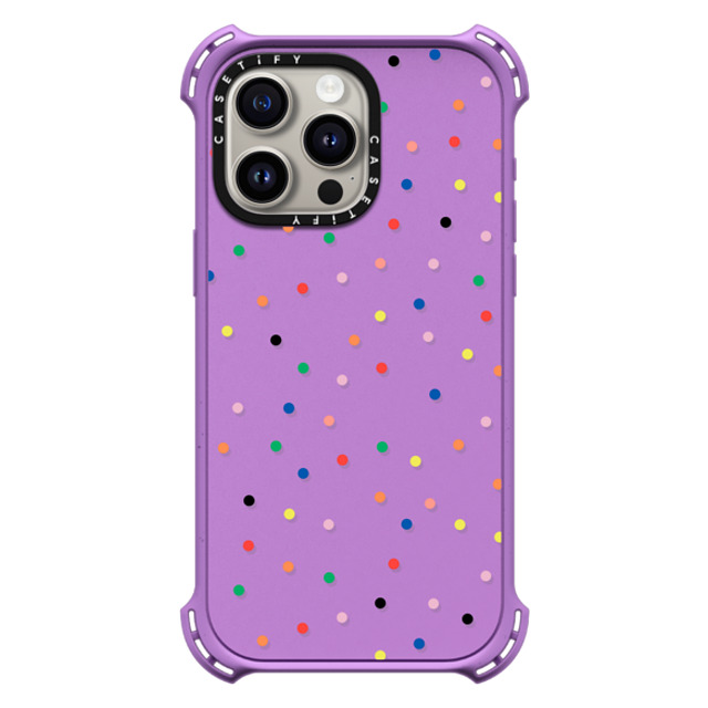 CASETiFY iPhone 15 Pro Max ケース Matte Purple バウンスケース Candy Transparent casetify_artist