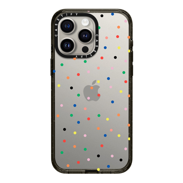 CASETiFY iPhone 15 Pro Max ケース ブラック インパクトケース Candy Transparent casetify_artist