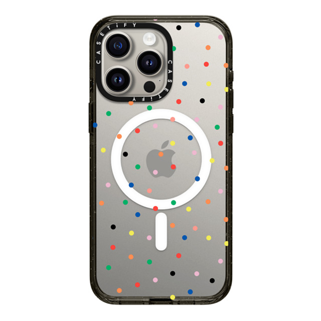 CASETiFY iPhone 15 Pro Max ケース ブラック インパクトケース MagSafe対応 Candy Transparent casetify_artist