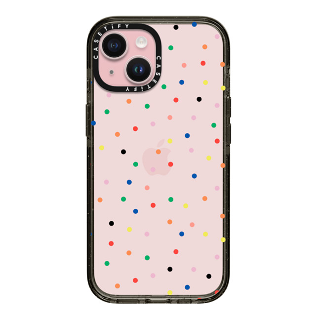 CASETiFY iPhone 15 ケース ブラック インパクトケース Candy Transparent casetify_artist