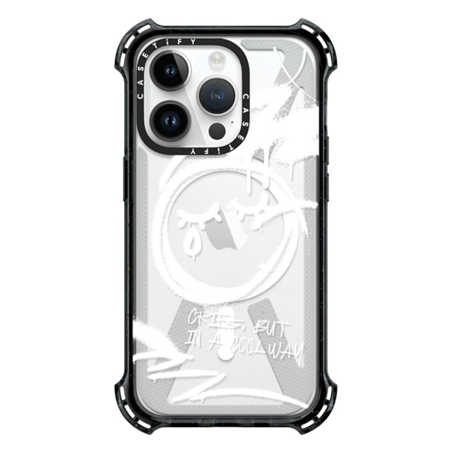 CASETiFY iPhone 14 Pro Case ブラック バウンスケース Monochrome,Street Art Monochrome,Street Art Cries, But in a Cool Way Mother's Day CASETiFY iPhone 14 Pro Case ブラック バウンスケース Monochrome,Street Art Monochrome,Street Art Cries, But in a Cool Way Mother's Day