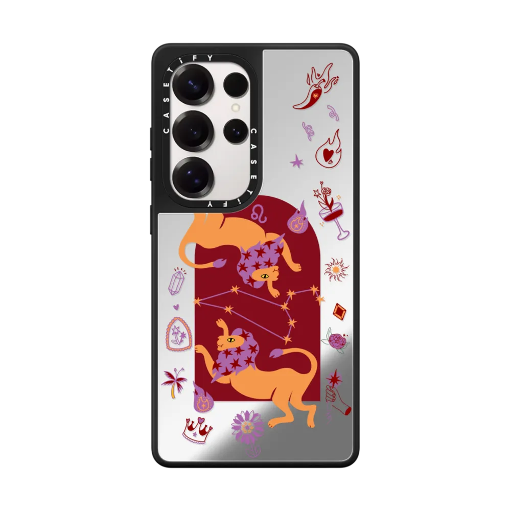 Mirror Magnetic Galaxy S25 Ultra Case - Leo