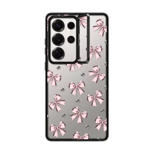 Galaxy S25 Ultra - Metallic Pink Ribbon