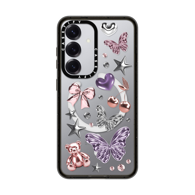 CASETiFY Galaxy S25 ケース ブラック Impact Magnetic Case Metallic Dream casetify_artist CASETiFY Galaxy S25 ケース ブラック Impact Magnetic Case Metallic Dream casetify_artist