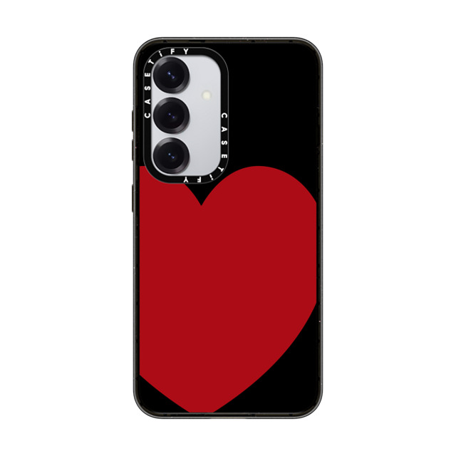 CASETiFY Galaxy S25 Case Black Impact Magnetic Case Heart Heart Red Heart-black Halloween CASETiFY Galaxy S25 Case Black Impact Magnetic Case Heart Heart Red Heart-black Halloween