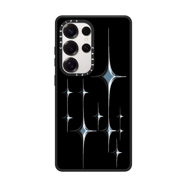 CASETiFY Galaxy S25 Ultra ケース マットブラック Impact Magnetic Case Chrome メタリック Chrome Sparkles - Graphite - Back to Black CASETiFY Galaxy S25 Ultra ケース マットブラック Impact Magnetic Case Chrome メタリック Chrome Sparkles - Graphite - Back to Black