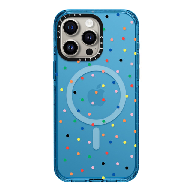 CASETiFY iPhone 15 Pro Max Case Cyan Blue Impact Case MagSafe Compatible Candy Transparent casetify_artist CASETiFY iPhone 15 Pro Max Case Cyan Blue Impact Case MagSafe Compatible Candy Transparent casetify_artist