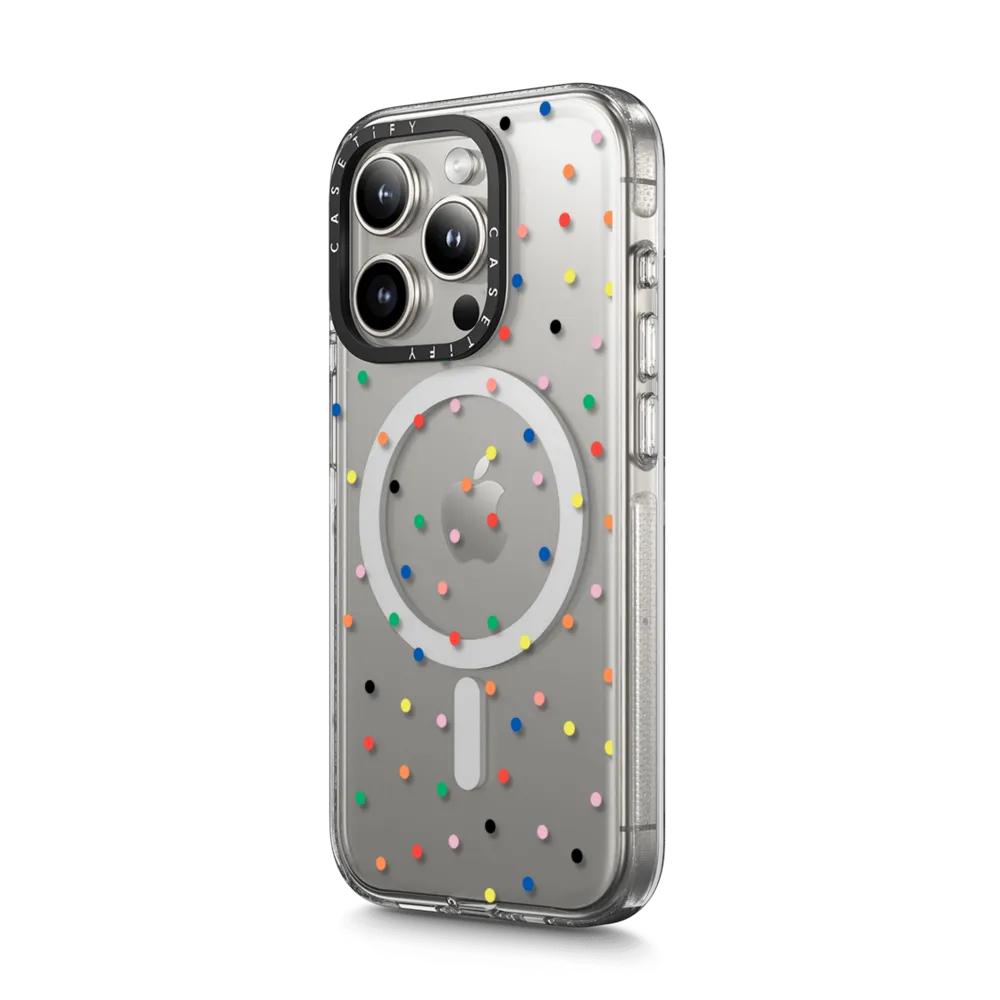 Impact Clear iPhone 15 Pro Max Case MagSafe Compatible - Candy Transparent