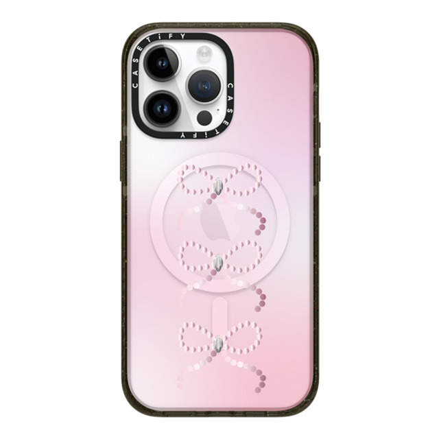 CASETiFY iPhone 14 Pro Max ケース ブラック インパクトケース MagSafe対応 Anne's Diary casetify_artist