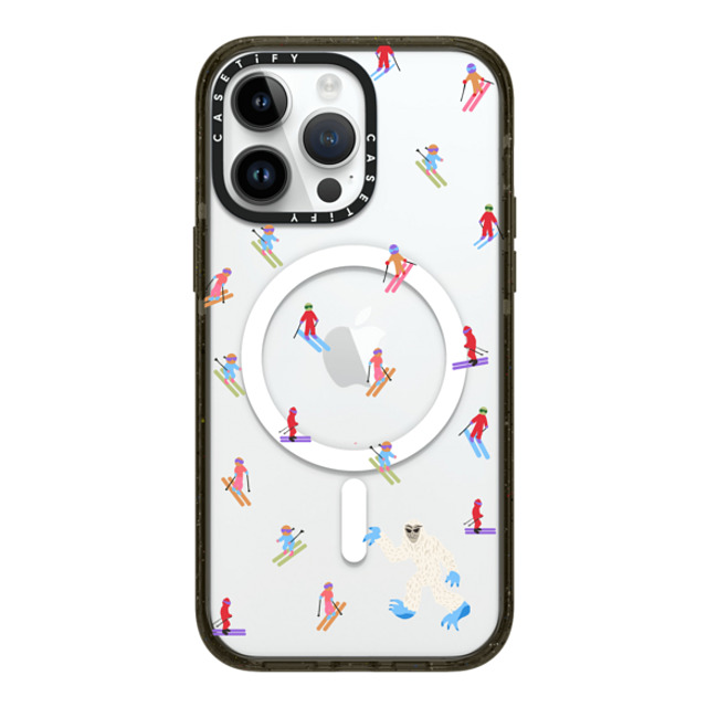 CASETiFY iPhone 14 Pro Max ケース ブラック インパクトケース MagSafe対応 Ski Free casetify_artist