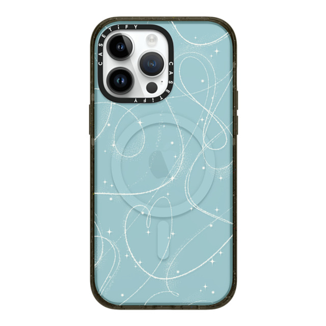 CASETiFY iPhone 14 Pro Max ケース ブラック インパクトケース MagSafe対応 Pond Skating casetify_artist