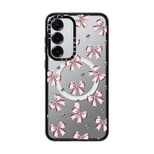 Galaxy S25+ - Metallic Pink Ribbon