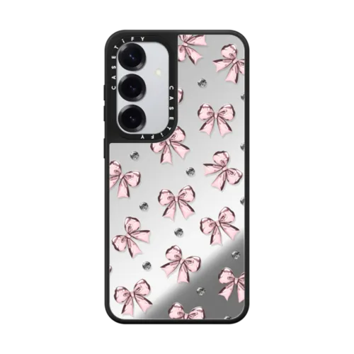 Galaxy S25+ - Metallic Pink Ribbon