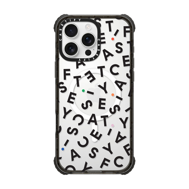CASETiFY iPhone 16 Pro Max ケース ブラック ウルトラ インパクトケース MagSafe 対応 モノグラム casetify_artist Father's Day CASETiFY iPhone 16 Pro Max ケース ブラック ウルトラ インパクトケース MagSafe 対応 モノグラム casetify_artist Father's Day