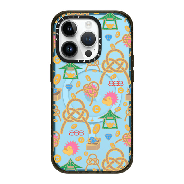 CASETiFY iPhone 14 Pro ケース ブラック インパクトケース MagSafe対応 FU GUI Case casetify_artist