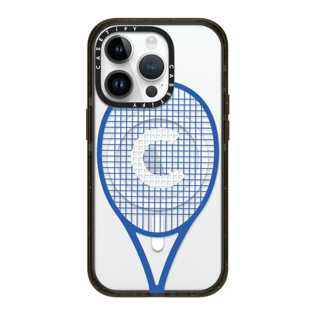 CASETiFY iPhone 14 Pro ケース ブラック インパクトケース MagSafe対応 Tennis Racket casetify_artist