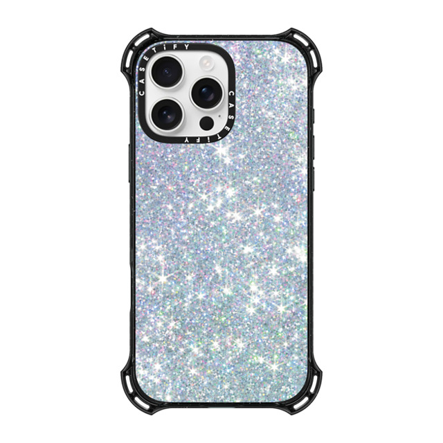 CASETiFY iPhone 16 Pro Max ケース ブラック バウンスケース GLITTER DREAM casetify_artist