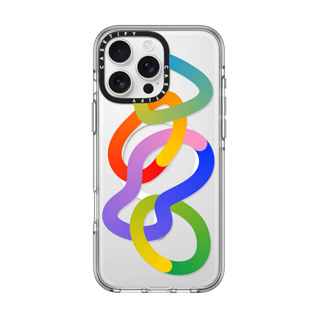 CASETiFY iPhone 16 Pro Max ケース クリア クリア ケース MagSafe対応 Rainbow,Abstract Rainbow,Digital Art,Abstract Hula hoops Father's Day CASETiFY iPhone 16 Pro Max ケース クリア クリア ケース MagSafe対応 Rainbow,Abstract Rainbow,Digital Art,Abstract Hula hoops Father's Day