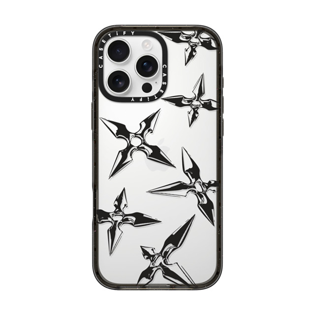 CASETiFY iPhone 16 Pro Max Case Black Impact Case Pattern,Line Art Pattern,Monochrome,Line Art Black Shuriken Mother's Day CASETiFY iPhone 16 Pro Max Case Black Impact Case Pattern,Line Art Pattern,Monochrome,Line Art Black Shuriken Mother's Day