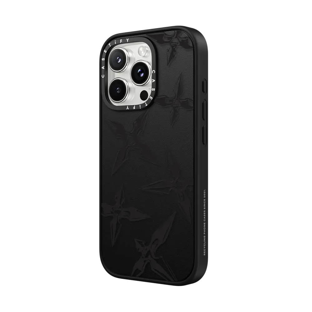 Impact iPhone 16 Pro Max Case MagSafe Compatible - Black Shuriken