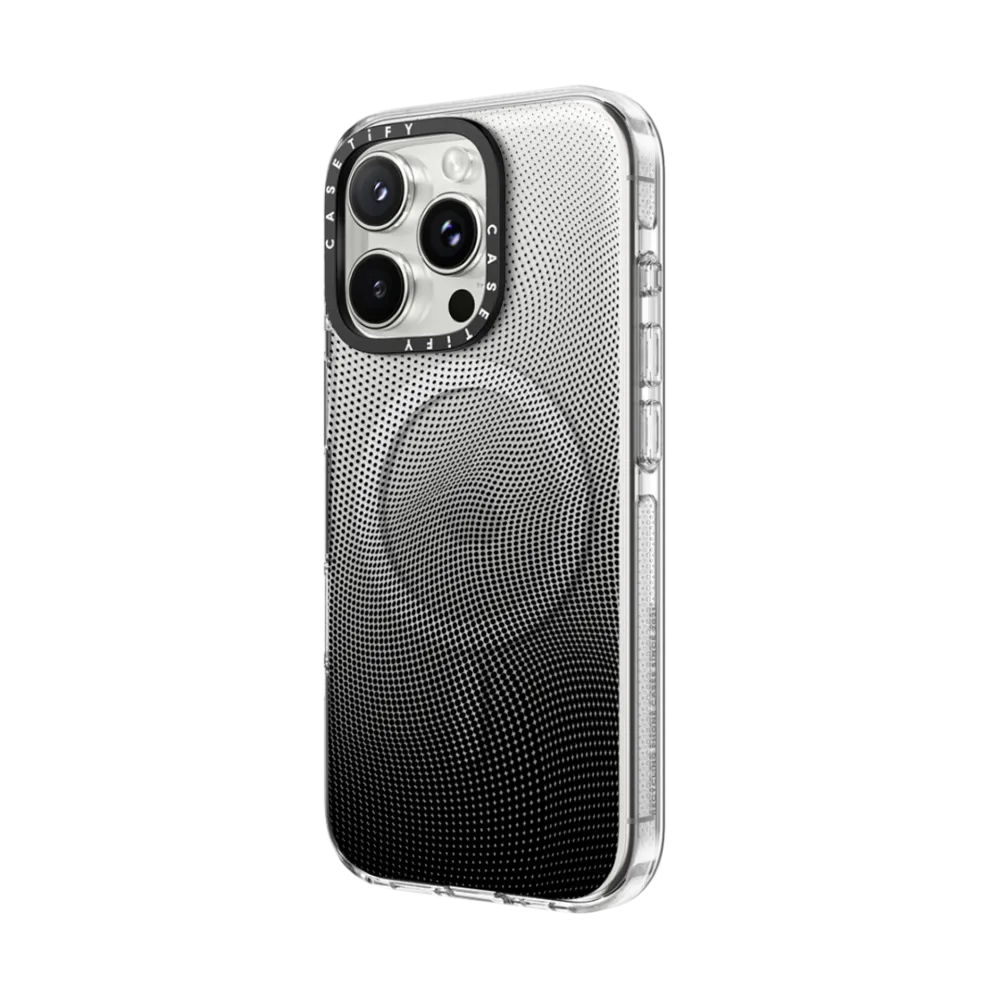 Clear iPhone 16 Pro Max Case MagSafe Compatible - Gradient Spots