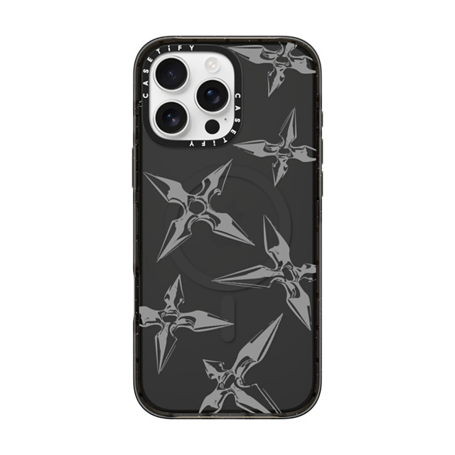 CASETiFY iPhone 16 Pro Max Case Black Impact Case MagSafe Compatible Pattern,Line Art Pattern,Monochrome,Line Art Ash Shuriken Father's Day CASETiFY iPhone 16 Pro Max Case Black Impact Case MagSafe Compatible Pattern,Line Art Pattern,Monochrome,Line Art Ash Shuriken Father's Day