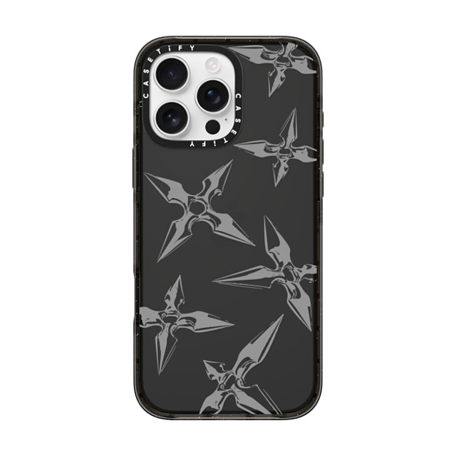 CASETiFY iPhone 16 Pro Max Case Black Impact Case Pattern,Line Art Pattern,Monochrome,Line Art Ash Shuriken Father's Day CASETiFY iPhone 16 Pro Max Case Black Impact Case Pattern,Line Art Pattern,Monochrome,Line Art Ash Shuriken Father's Day