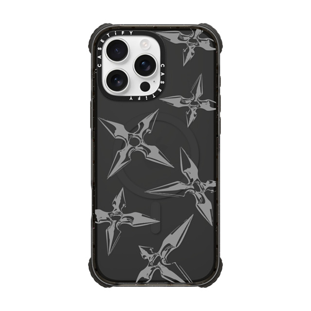 CASETiFY iPhone 16 Pro Max ケース ブラック ウルトラ インパクトケース MagSafe 対応 Pattern,Line Art Pattern,Monochrome,Line Art Ash Shuriken Father's Day CASETiFY iPhone 16 Pro Max ケース ブラック ウルトラ インパクトケース MagSafe 対応 Pattern,Line Art Pattern,Monochrome,Line Art Ash Shuriken Father's Day