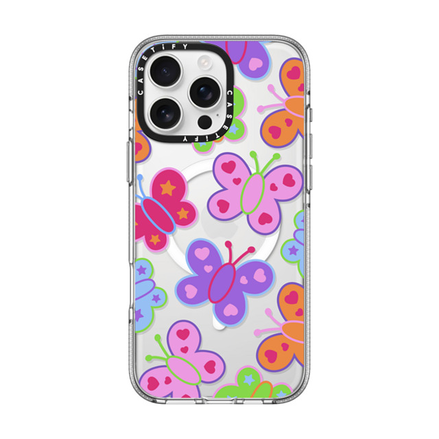 CASETiFY iPhone 16 Pro Max ケース クリア クリア ケース MagSafe対応 Butterfly,Animal Animal,Butterfly,Maximalism,Y2K Butterfly Folk Father's Day CASETiFY iPhone 16 Pro Max ケース クリア クリア ケース MagSafe対応 Butterfly,Animal Animal,Butterfly,Maximalism,Y2K Butterfly Folk Father's Day