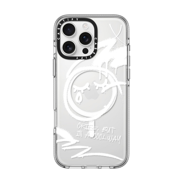 CASETiFY iPhone 16 Pro Max ケース クリア クリア ケース MagSafe対応 Monochrome,Street Art Monochrome,Street Art Cries, But in a Cool Way Father's Day CASETiFY iPhone 16 Pro Max ケース クリア クリア ケース MagSafe対応 Monochrome,Street Art Monochrome,Street Art Cries, But in a Cool Way Father's Day
