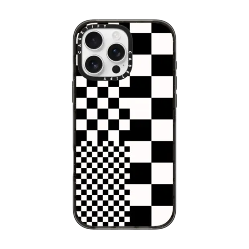iPhone 16 Pro Max - Metropolitan Checkers Black&White