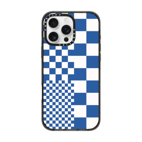 iPhone 16 Pro Max - Metropolitan Checkers Blue