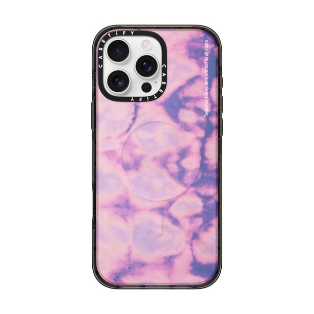 CASETiFY iPhone 16 Pro Max ケース ブラック インパクトケース MagSafe対応 Abstract Abstract Lilac Purple Dye Father's Day CASETiFY iPhone 16 Pro Max ケース ブラック インパクトケース MagSafe対応 Abstract Abstract Lilac Purple Dye Father's Day