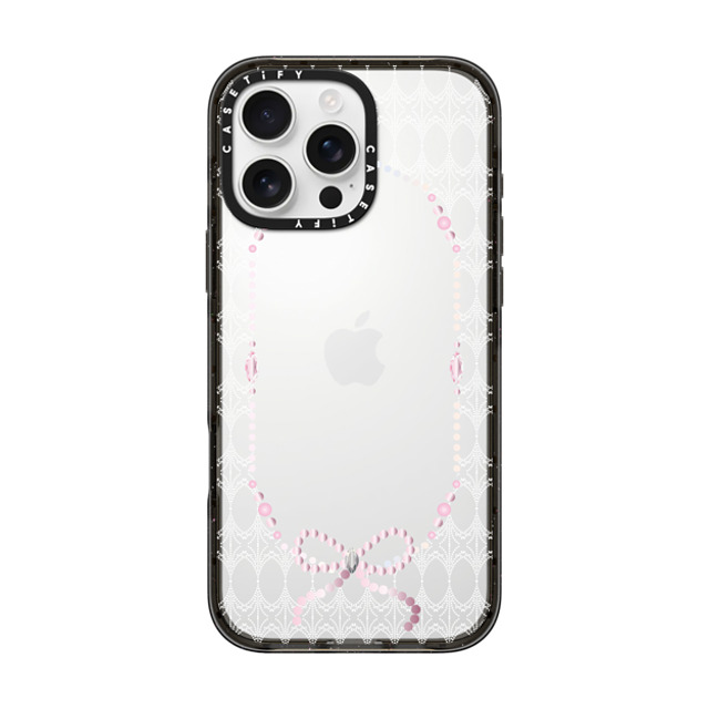 CASETiFY iPhone 16 Pro Max ケース ブラック インパクトケース The Princess's Morning casetify_artist