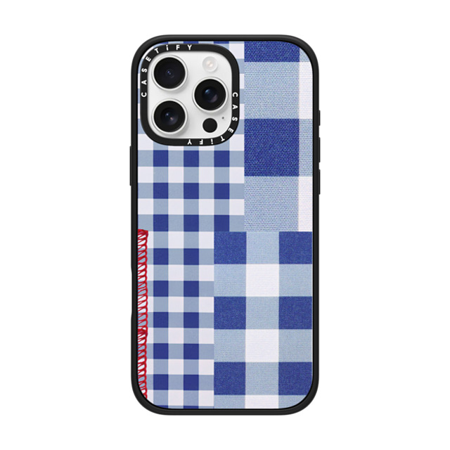 CASETiFY iPhone 16 Pro Max ケース マットブラック インパクトケース MagSafe対応 Gingham Picnic casetify_artist